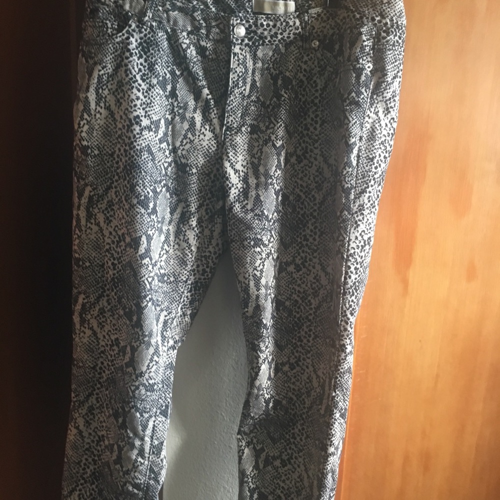Michael Kors snakeskin pants